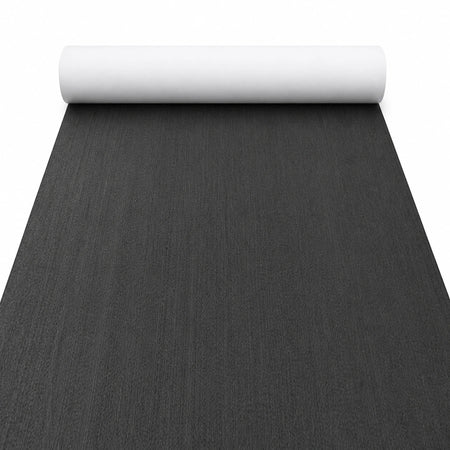 FOCEAN Dark Grey Black Brushed EVA Boat Flooring — gallery-1