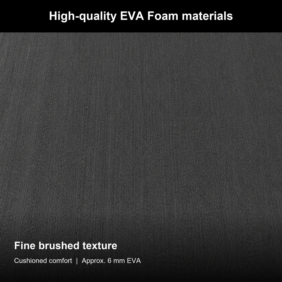 FOCEAN Dark Grey Black Brushed EVA Boat Flooring — gallery-2