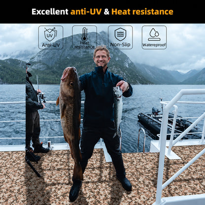 FOCEAN Gravel Camo Brushed EVA Boat Flooring — gallery-4