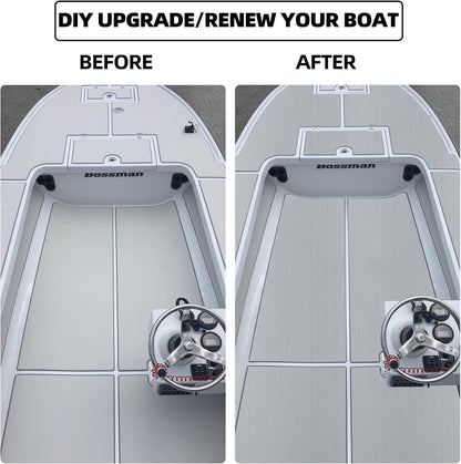FOCEAN Grey Black Brushed EVA Boat Flooring — Amazon original product photo 7