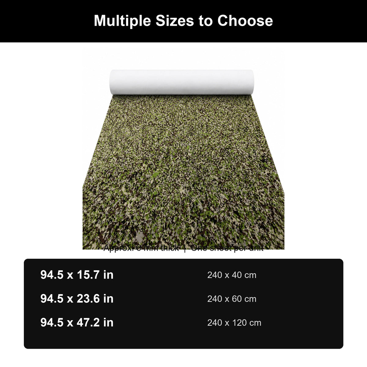 FOCEAN Jungle Camo Brushed EVA Boat Flooring — gallery-6