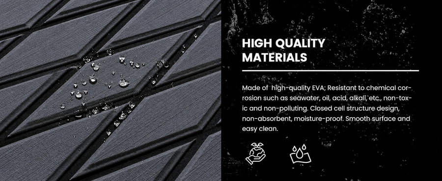 FOCEAN dark grey black material