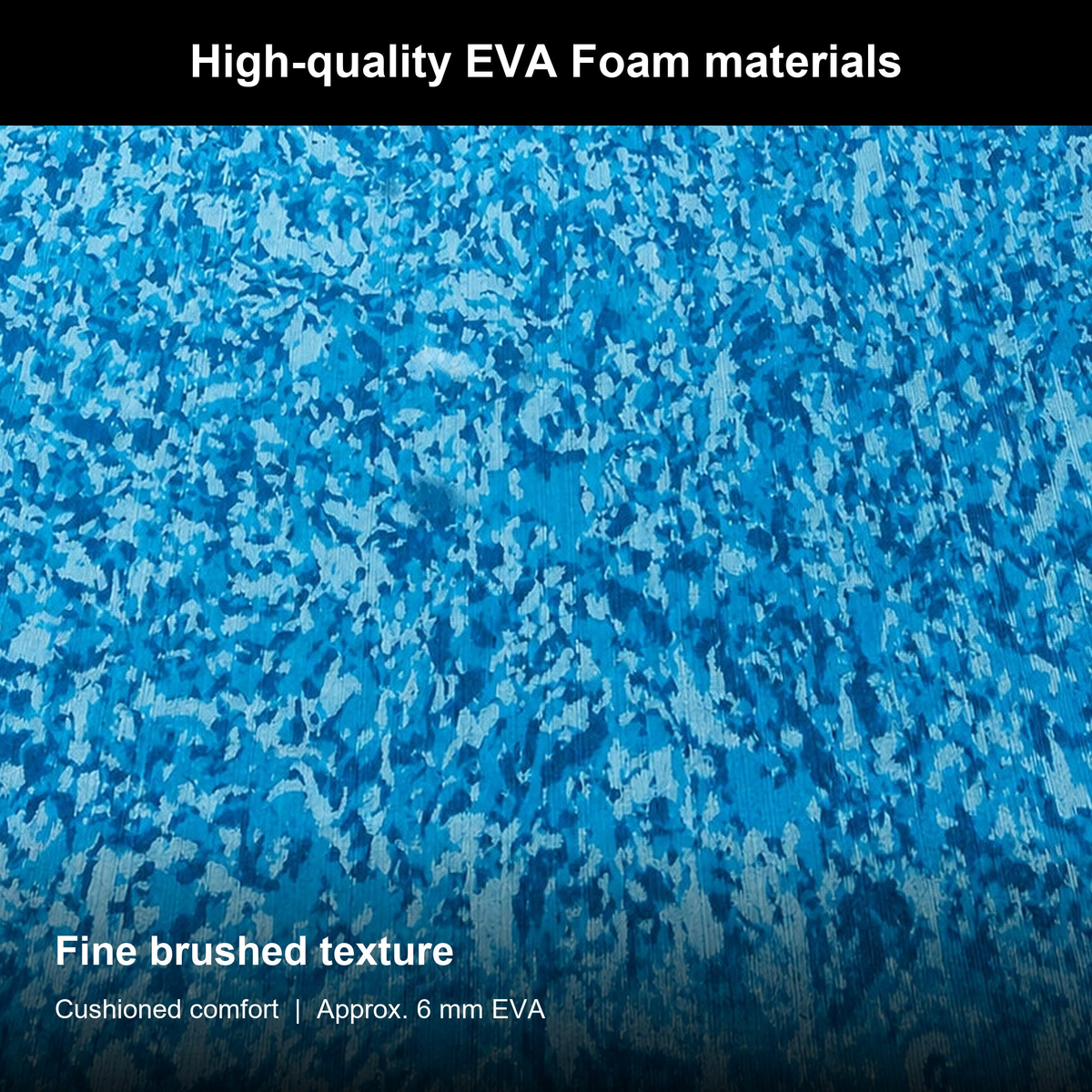 Ocean camo brushed EVA flooring — product view