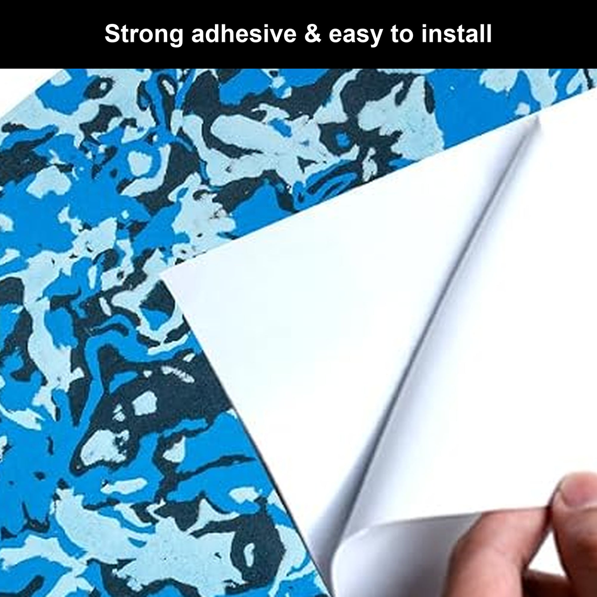 Ocean camo brushed EVA flooring — product view