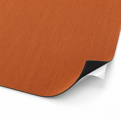 Brown solid brushed EVA flooring — adhesive backing and plain release liner