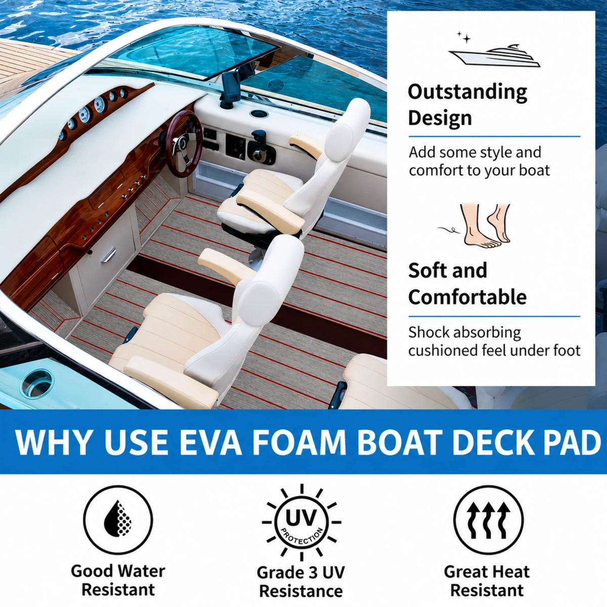 EVA foam boat flooring product view