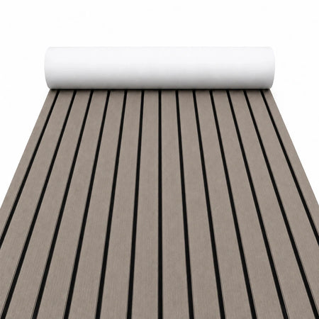FOCEAN Muddy Grey Black Stripe EVA flooring — white-background product image