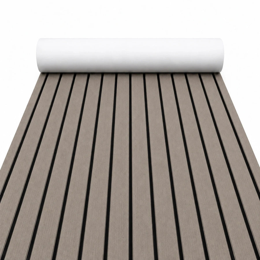 FOCEAN Muddy Grey Black Stripe EVA flooring — white-background product image