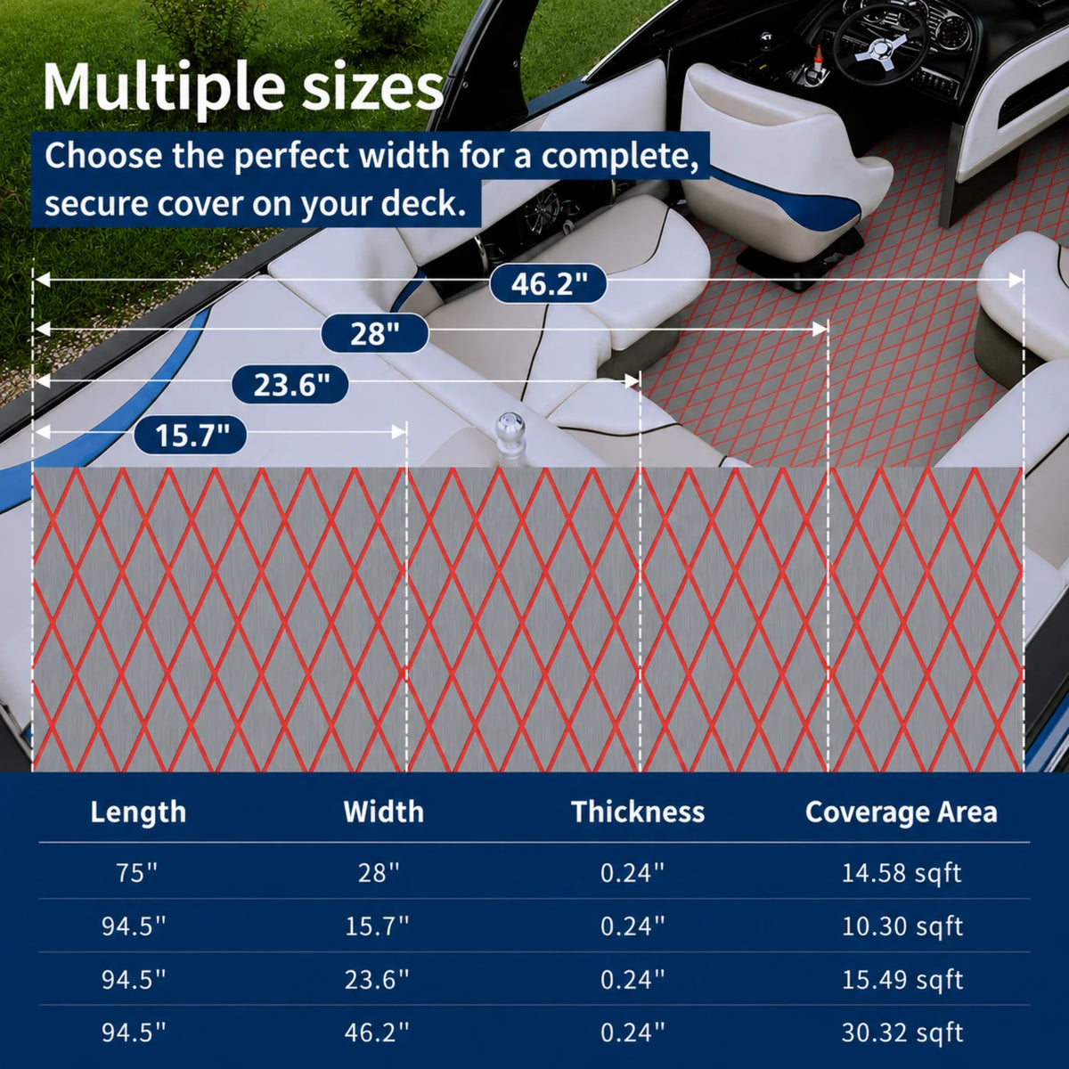 EVA foam boat flooring product view
