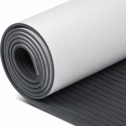 FOCEAN Grooved Dark Grey Black EVA foam boat flooring