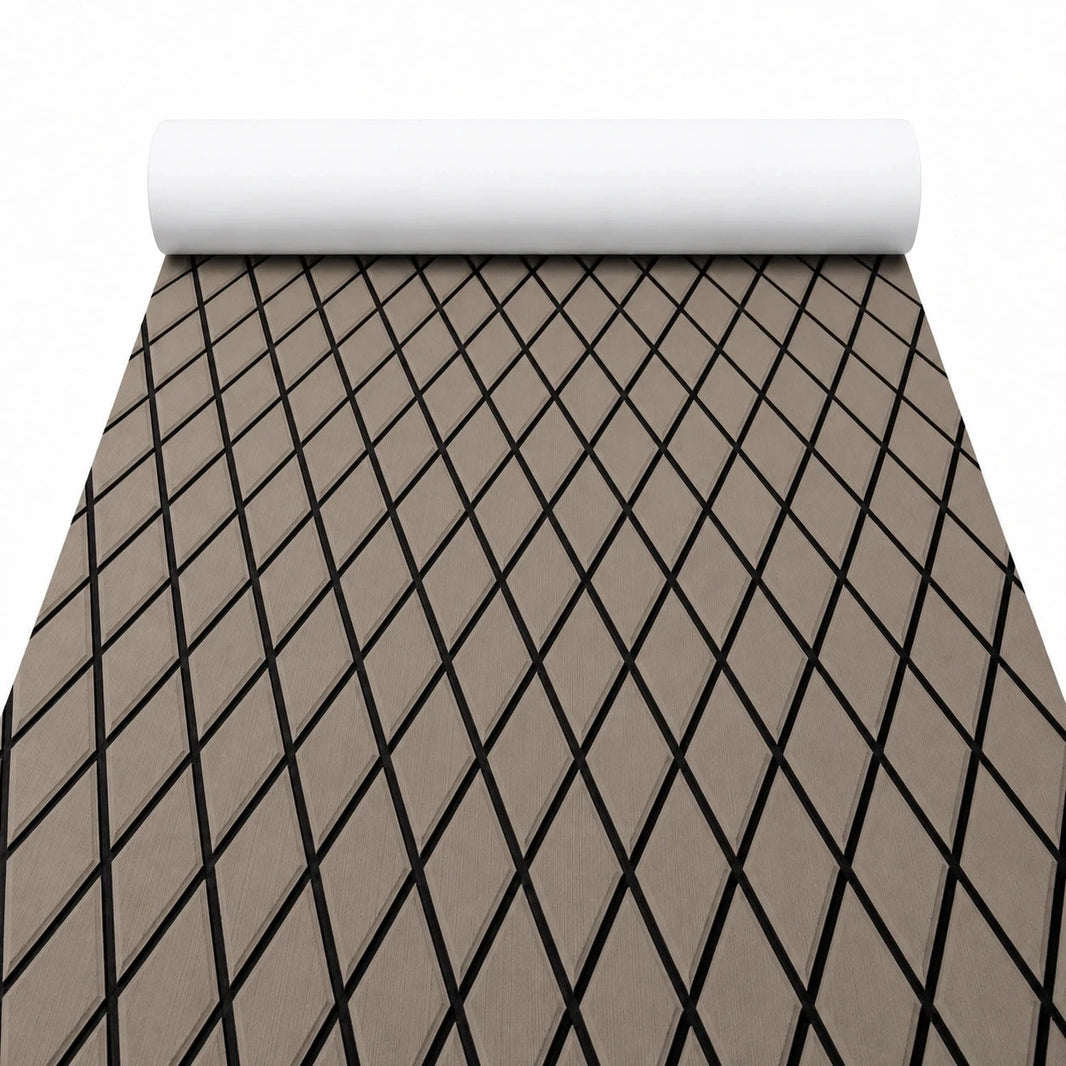FOCEAN Muddy Grey Black Diamond EVA flooring — white-background product image