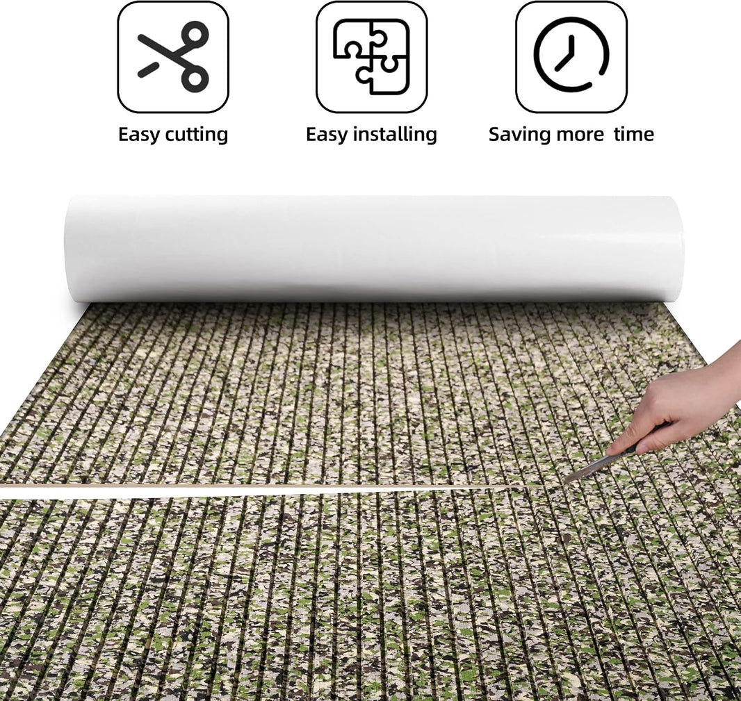 Jungle Camo Grooved EVA Boat Flooring — original FOCEAN product image 2