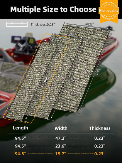 Jungle Camo Grooved EVA Boat Flooring — original FOCEAN product image 6