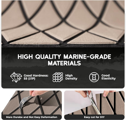 FOCEAN Terra With Black Lines boat flooring – image 2