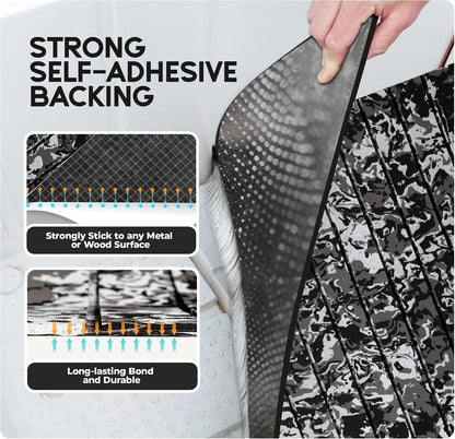 FOCEAN Stripe-Camo White&Black boat flooring – image 2
