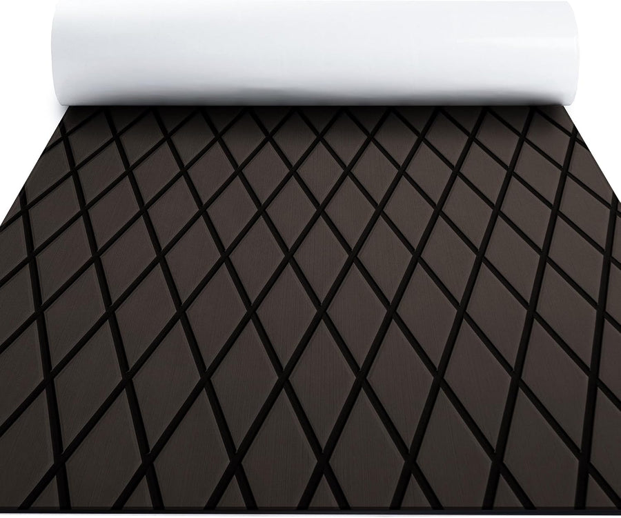 FOCEAN Chocolate With Black Lines boat flooring – image 1
