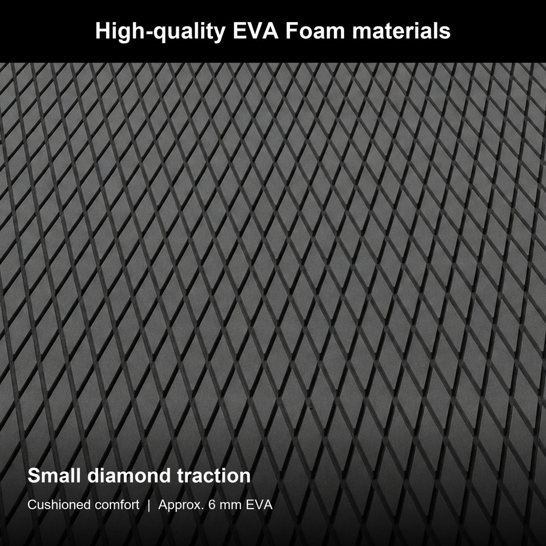 FOCEAN Dark Grey Small Diamond EVA Boat Flooring — gallery-2