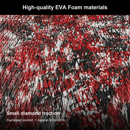 FOCEAN Red Camo Small Diamond EVA Boat Flooring — gallery-2
