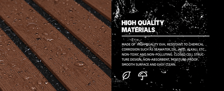 FOCEAN stripe dark brown black — material