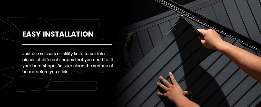 FOCEAN dark grey black installation