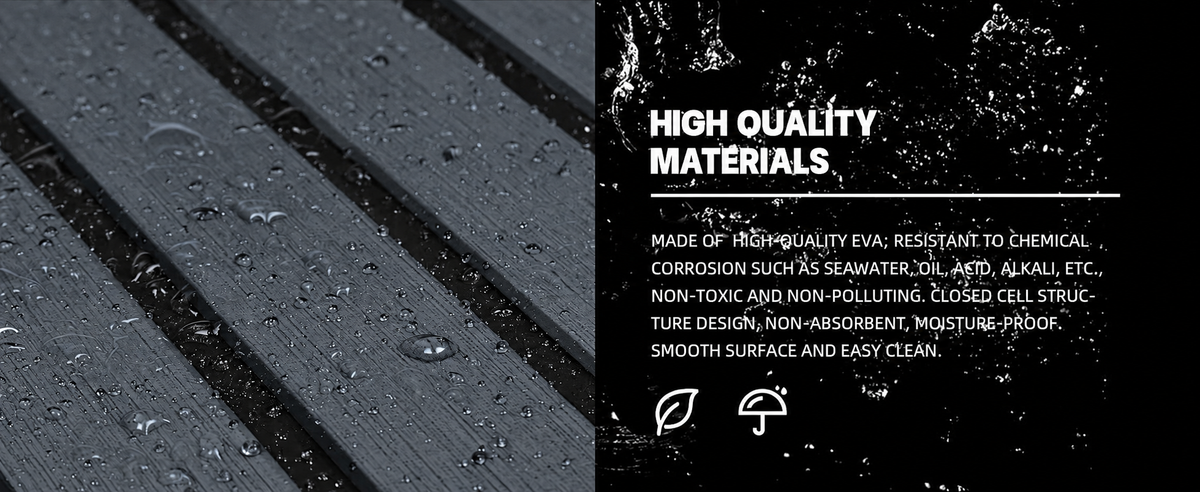 FOCEAN dark grey black material