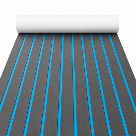 FOCEAN Faux Teak Stripe EVA Foam Boat Flooring