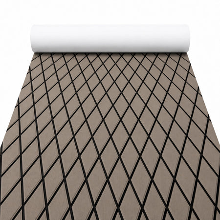 FOCEAN Terra Black Diamond EVA Boat Flooring — matched white-background product image